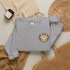 Lion Crest Crewneck Sweatshirt — 2:26 Bible Verse Christian Graphic