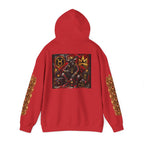 Taurus King Hip-Hop Hoodie — Bold Red Zodiac Graphic Pullover for Astrology Lovers