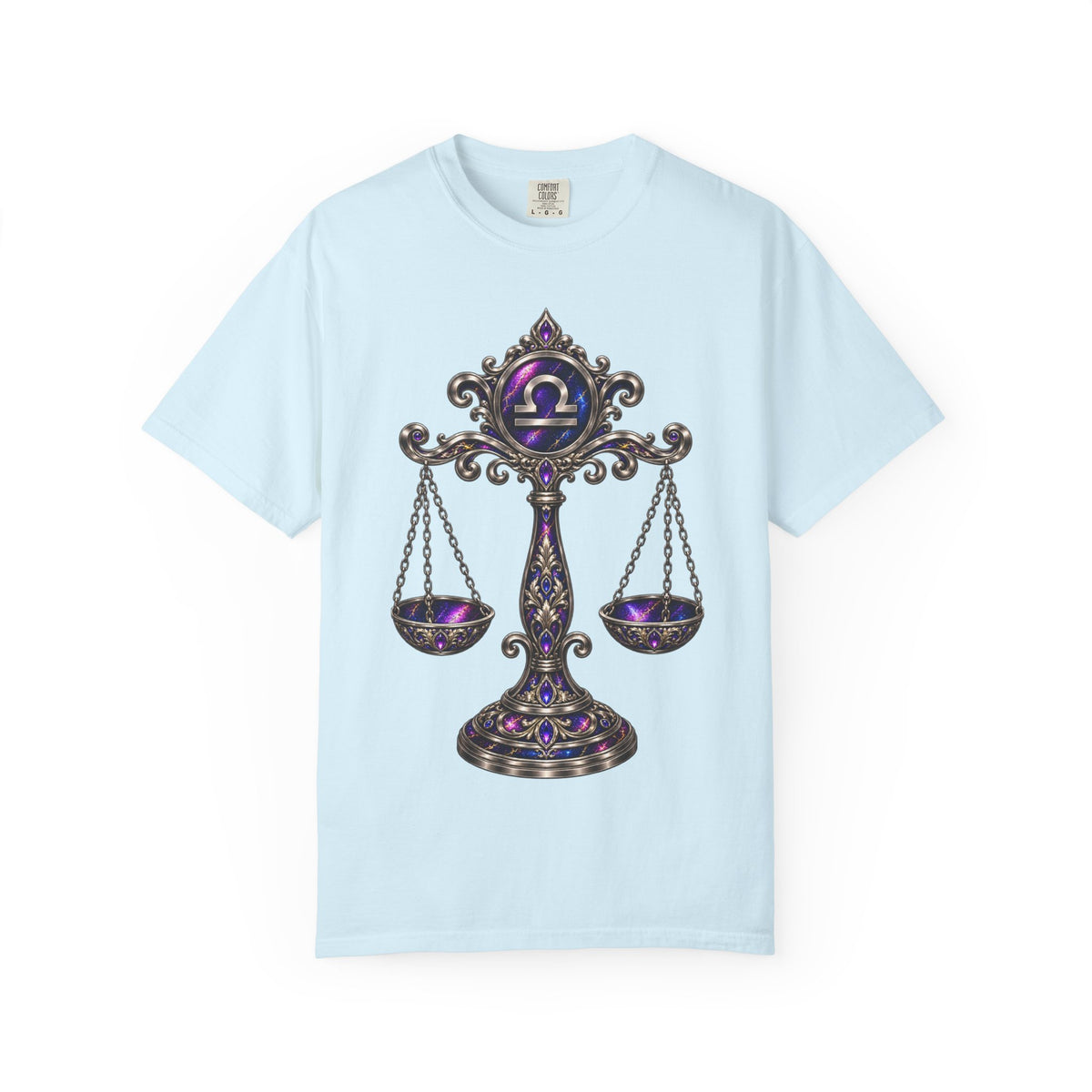 Libra Zodiac Scales T-Shirt — Astrological Balance Graphic Tee
