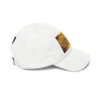 Revelation Chapter 14 Dad Cap — Vintage Gold Lettering Baseball Hat