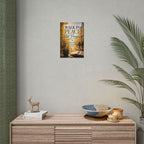 Rolled Poster – "Walk in Peace Not Pressure" Inspirational Christian Wall Art
