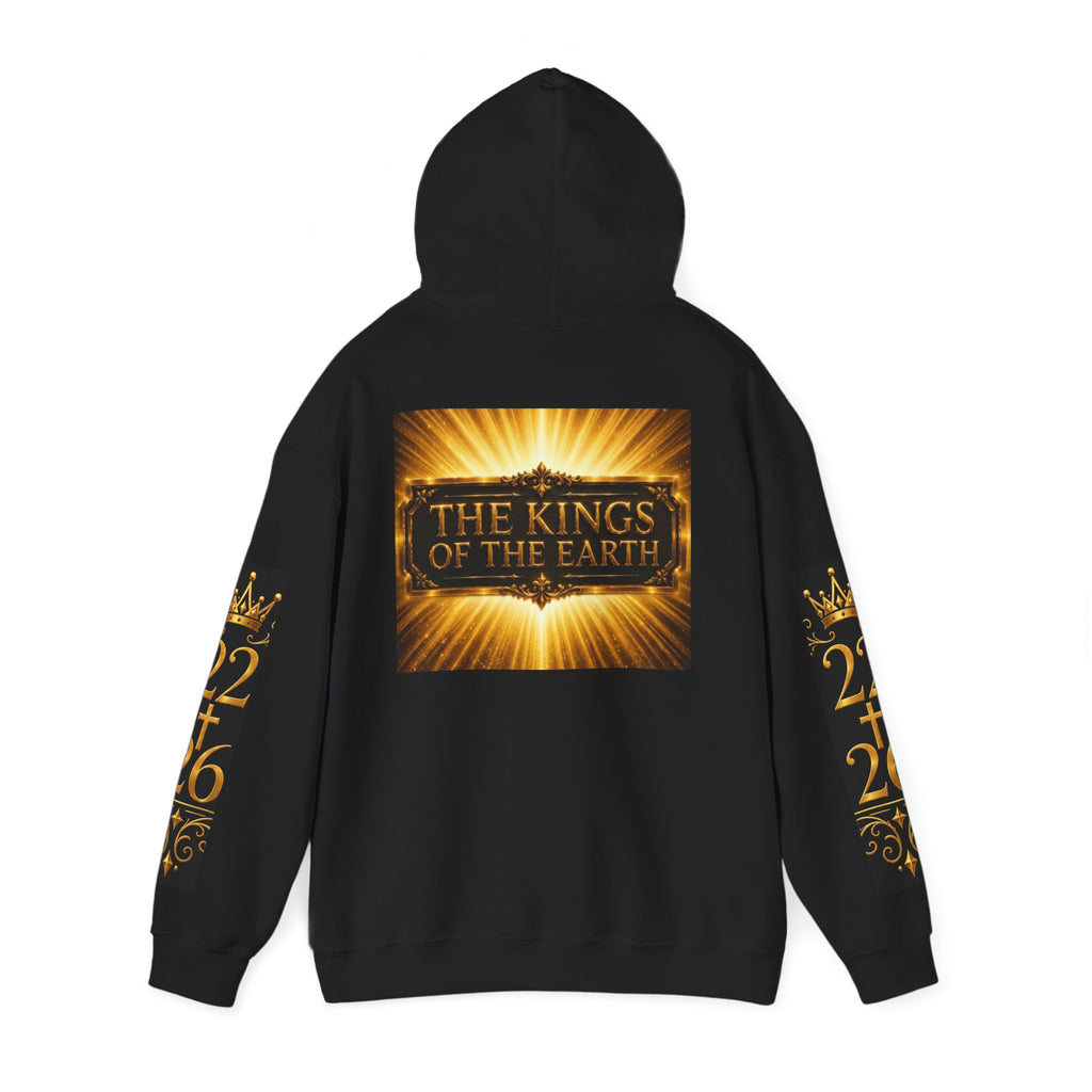 The Kings of the Earth Hoodie — Gold Radiant Graphic Sweatshirt