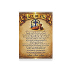 Garden Flag — "Peace Be Still" Inspirational Christian Banner