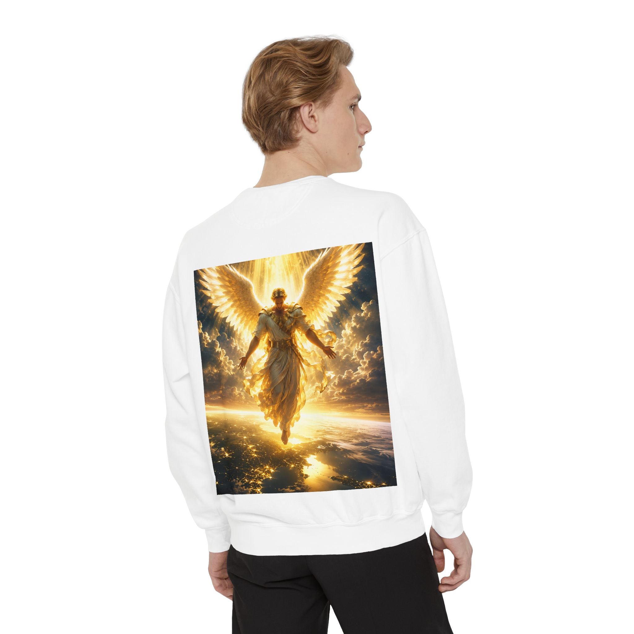 Revelation Chapter 18 Sweatshirt - Angelic Apocalyptic Graphic Crewneck