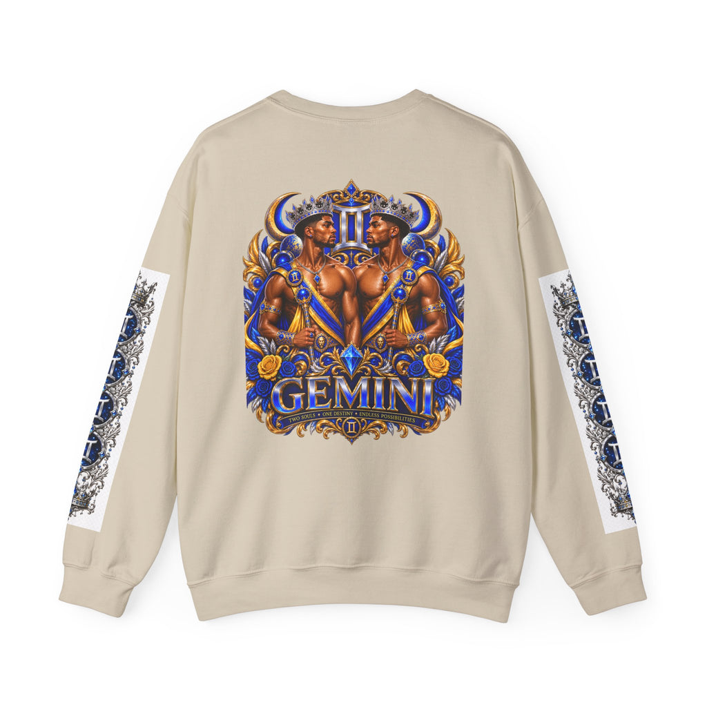 Gemini Zodiac Sweatshirt — Twin Princes Astrological Crewneck