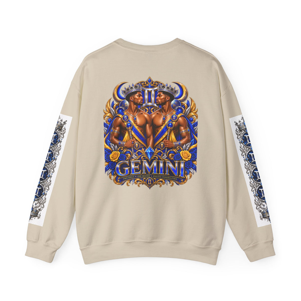 Gemini Zodiac Sweatshirt — Twin Princes Astrological Crewneck
