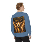 Revelation Chapter 16 Sweatshirt — "Judgment Begins" Apocalyptic Graphic