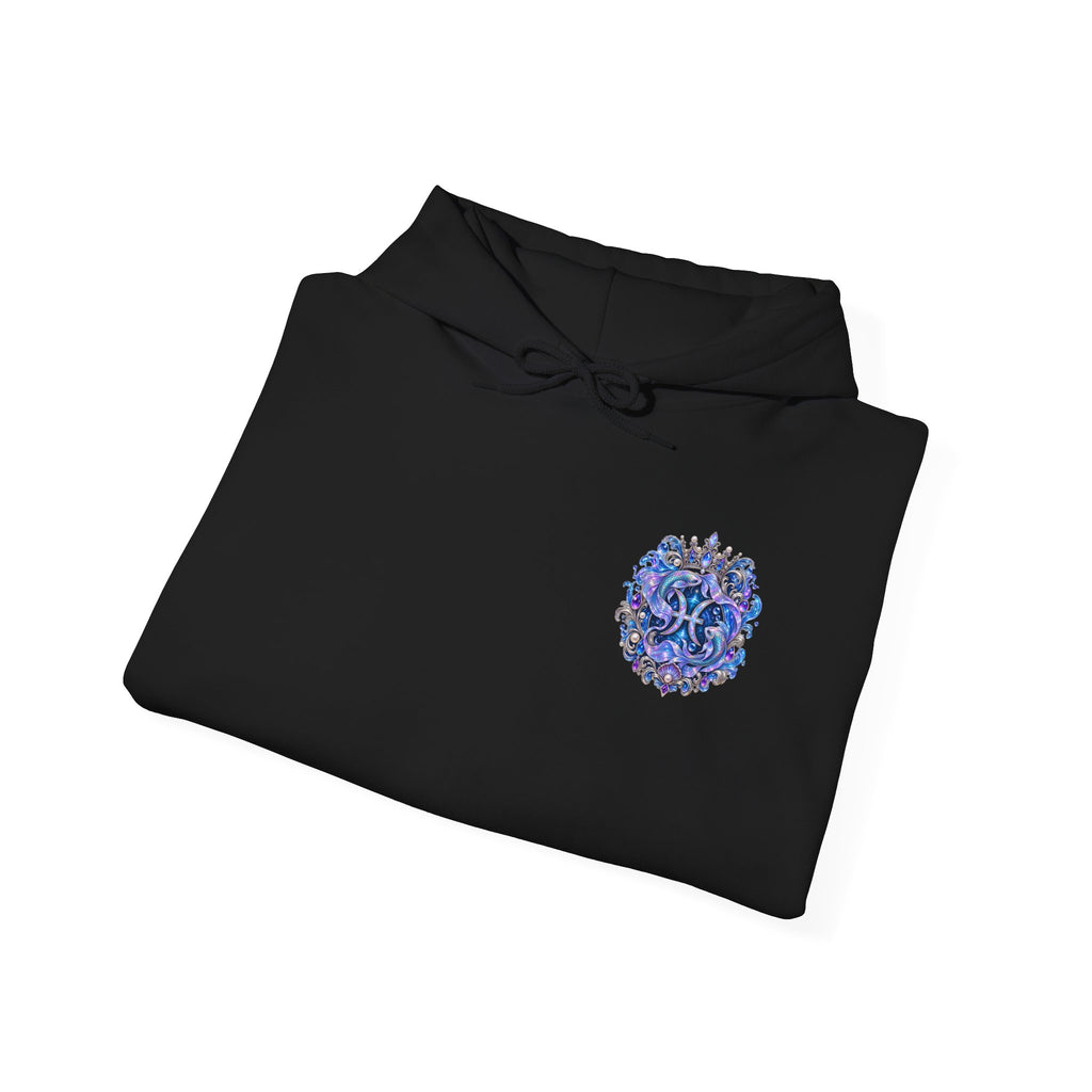 Pisces Hoodie - Astrological Pisces Fish Zodiac Graphic Sweatshirt
