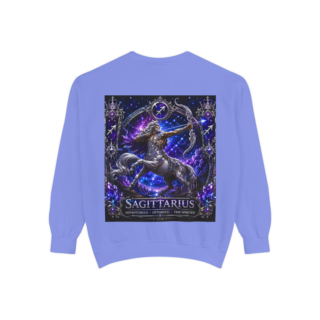 Sagittarius Zodiac Sweatshirt — Celestial Archer Graphic Pullover