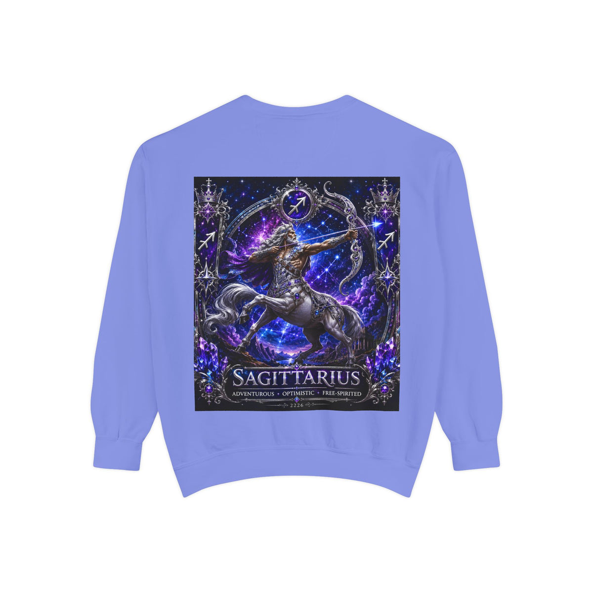 Sagittarius Zodiac Sweatshirt — Celestial Archer Graphic Pullover