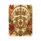 Autumn Regal Crest Fleece Sherpa Blanket
