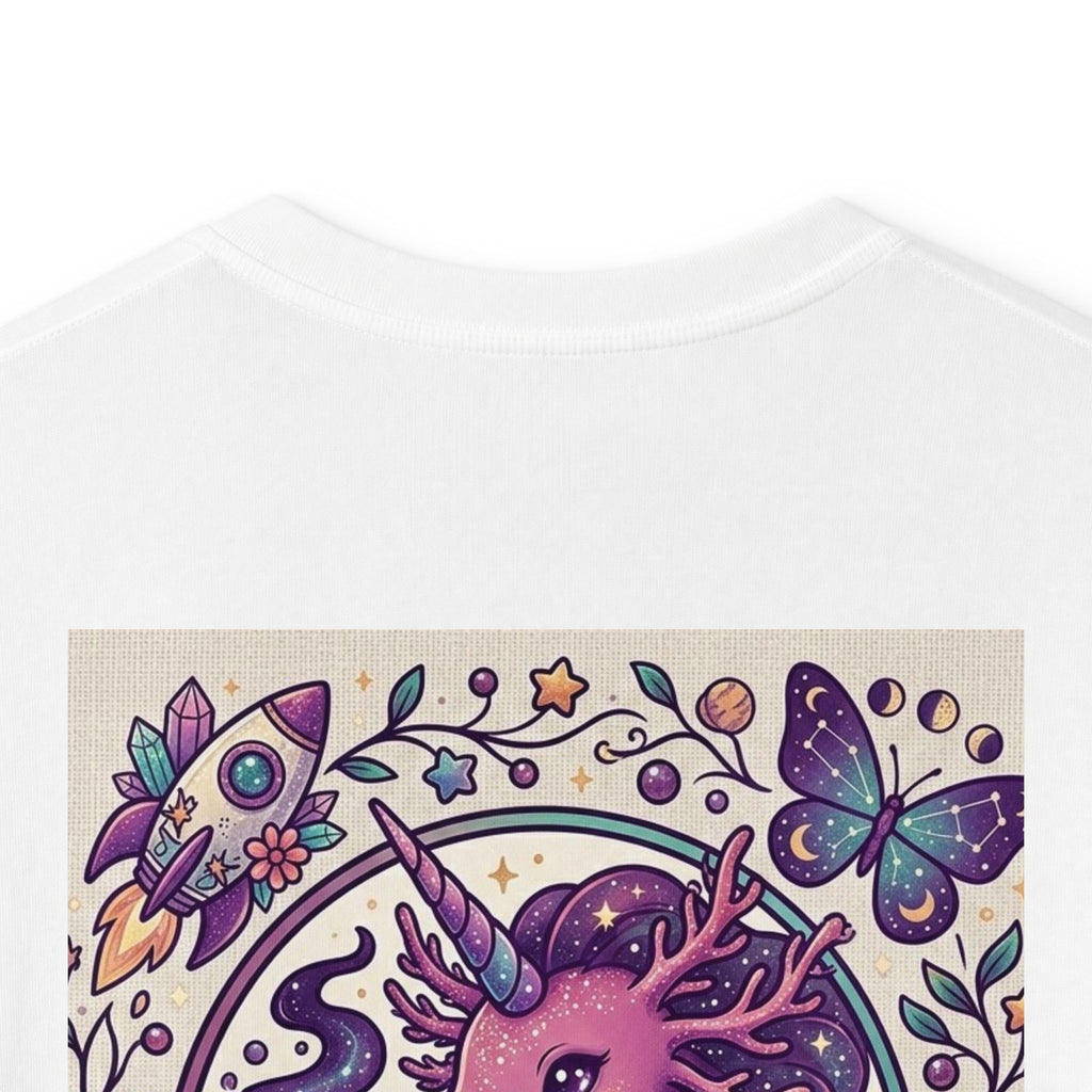 Kids Unicorn Tee — Magical Pink Unicorn with Butterflies & Crystals