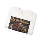 Christian Halloween Crewneck Sweatshirt — "Spooktacular" & Victory Lamb Graphic