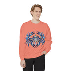 Cancer Zodiac Sweatshirt — Blue Crab Astrology Crewneck