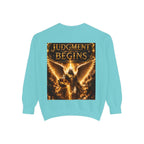 Revelation Chapter 16 Sweatshirt — "Judgment Begins" Apocalyptic Graphic