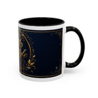 Accent Coffee Mug — '2226 Lifestyle' Gold Crown Decorative Coffee Mug