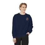 Religious Sweatshirt — “Jesus Christ Today, Tomorrow and Forever More” Crown Graphic