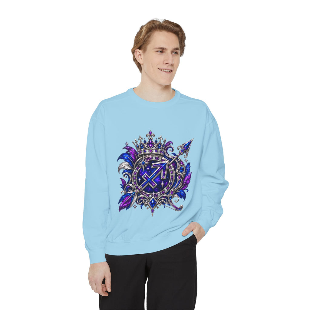 Sagittarius Zodiac Sweatshirt — Celestial Archer Graphic Pullover