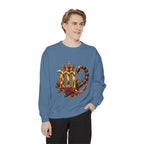 Scorpio Zodiac Sweatshirt — Regal Gold Scorpion Astrological Crewneck