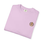 Lion Crest T-Shirt — Regal Crowned Lion with "Faith • Purpose • Peace" Back Graphic