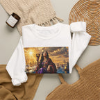 Crewneck Sweatshirt — "The Great Harlot: The Judgment Begins" Religious Graphic Pullover (Revelation 17:3)
