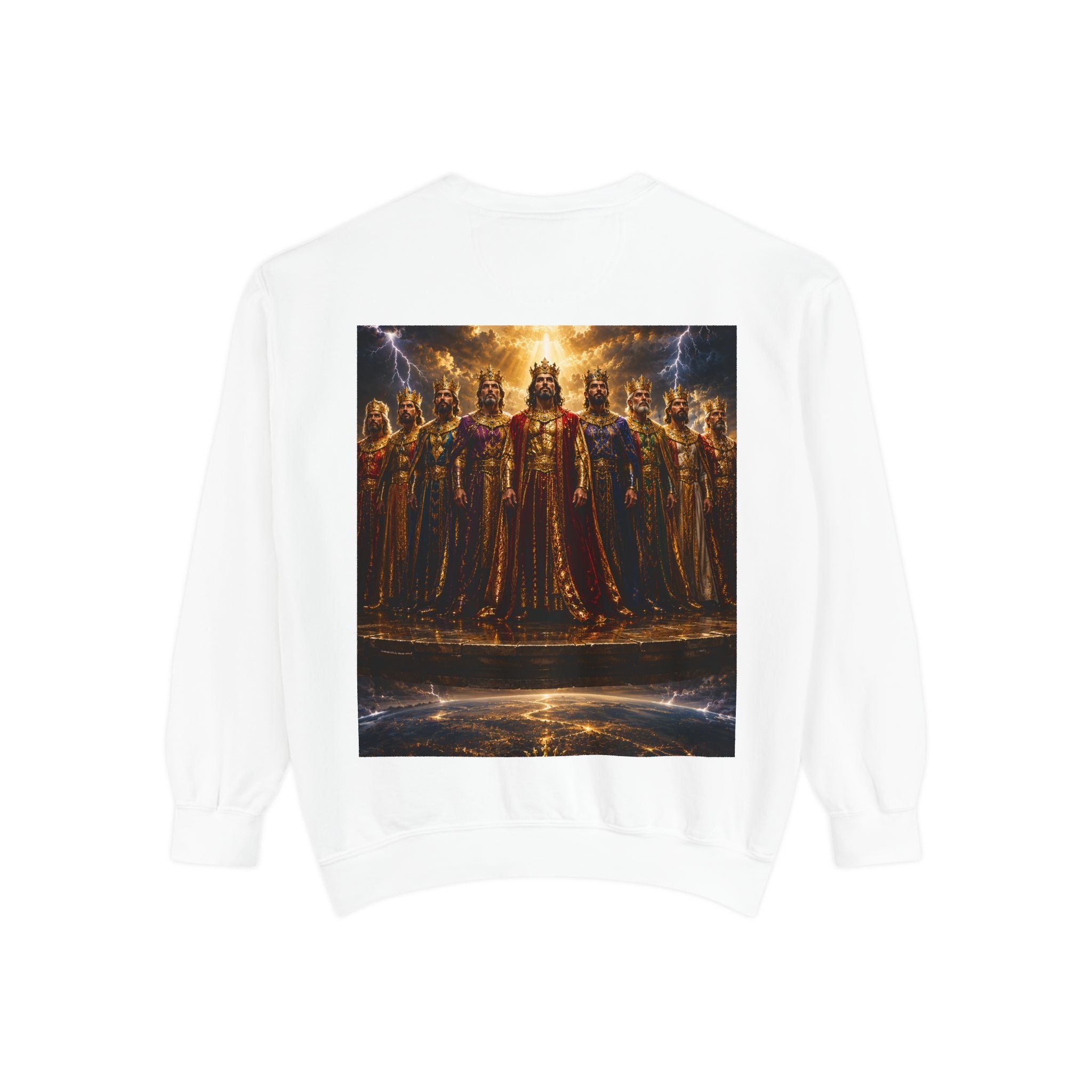 The Kings of the Earth Sweatshirt — Royal Christian Statement Pullover