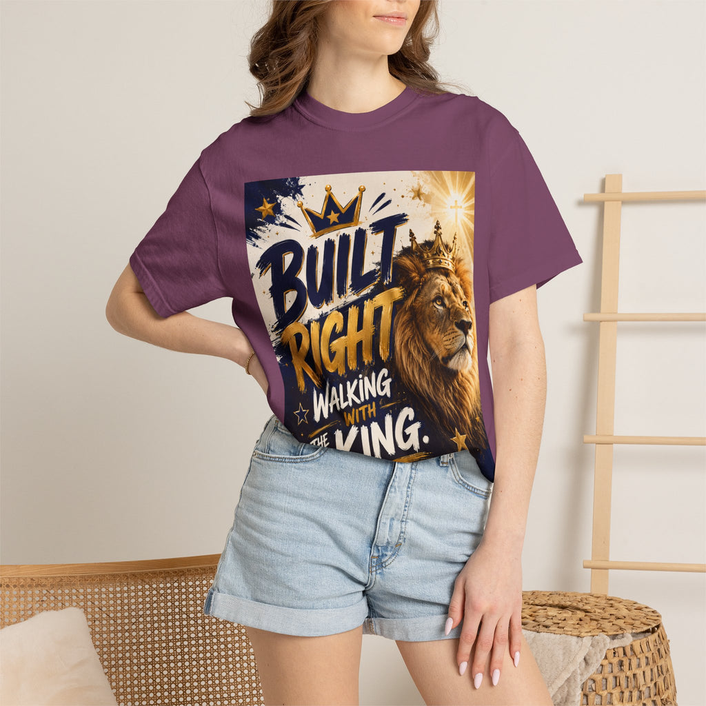 Built Right Walking With The King T‑Shirt