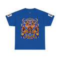 Gemini Zodiac Tee — Bold Royal Twin Astrology T‑Shirt
