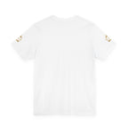 Vintage Gold Crown Tee - Minimal Royal Logo Short Sleeve Shirt