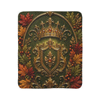 Regal Autumn Crest Sherpa Blanket