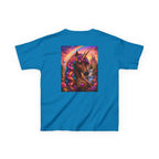 Kids Brown Unicorn Tee — Rainbow Fantasy Magical Horse Shirt