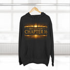 Revelation Chapter 16 'Judgment Begins' Graphic Hoodie — Apocalyptic Angel Faith Pullover