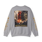 Revelation 6 Four Horsemen Sweatshirt — 2226 Apocalyptic Graphic Crewneck