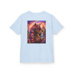 Kids Brown Unicorn Tee — Rainbow Fantasy Magical Horse Shirt