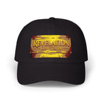Revelation Chapter 14 Dad Cap — Vintage Gold Lettering Baseball Hat