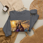 Crewneck Sweatshirt — "The Great Harlot: The Judgment Begins" Religious Graphic Pullover (Revelation 17:3)