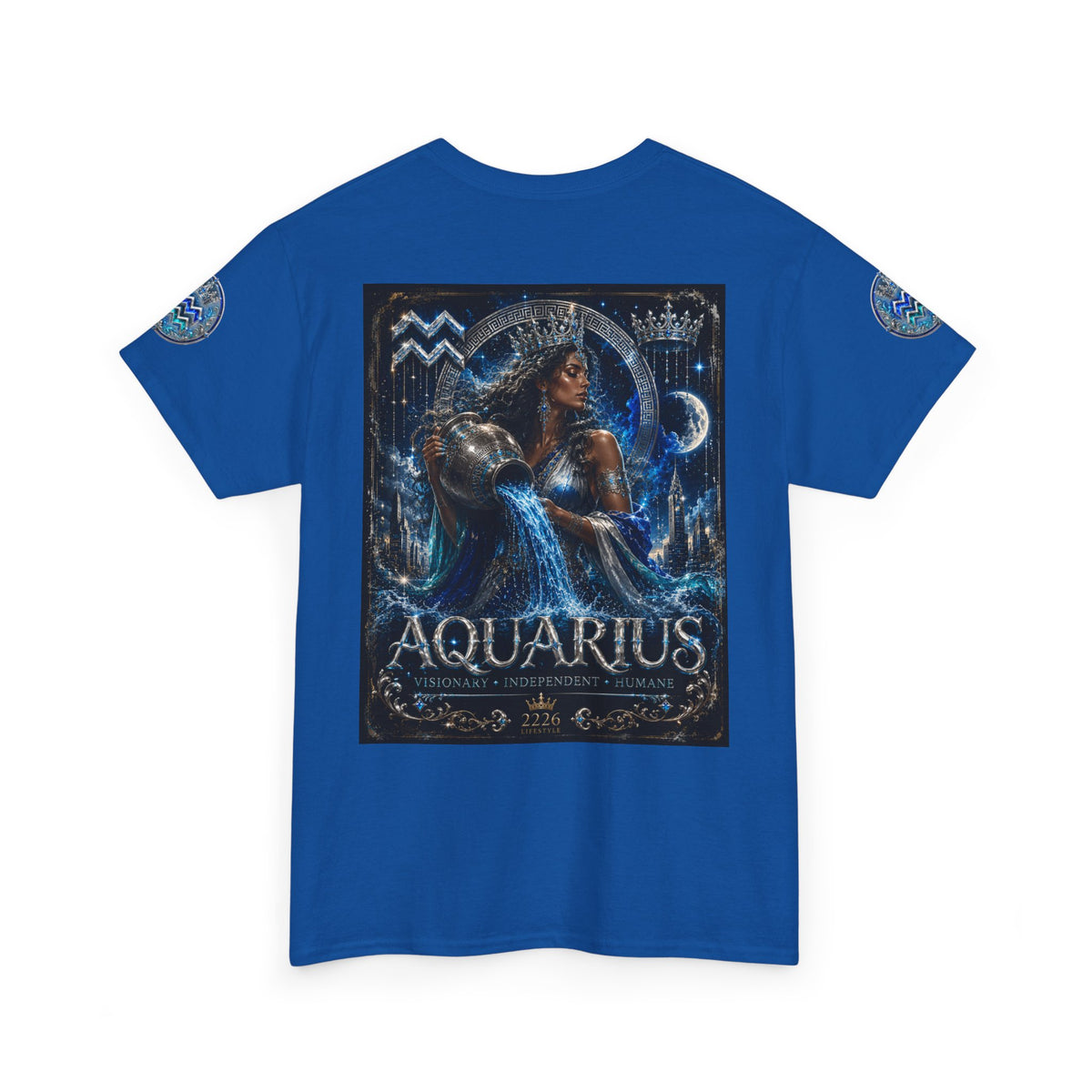 Aquarius Zodiac T-Shirt — Water Bearer Astrology Tee