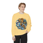 Aquarius Zodiac Sweatshirt — Water Bearer Astrology Graphic Crewneck