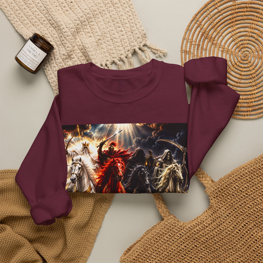 Revelation 6 Four Horsemen Crewneck Sweatshirt