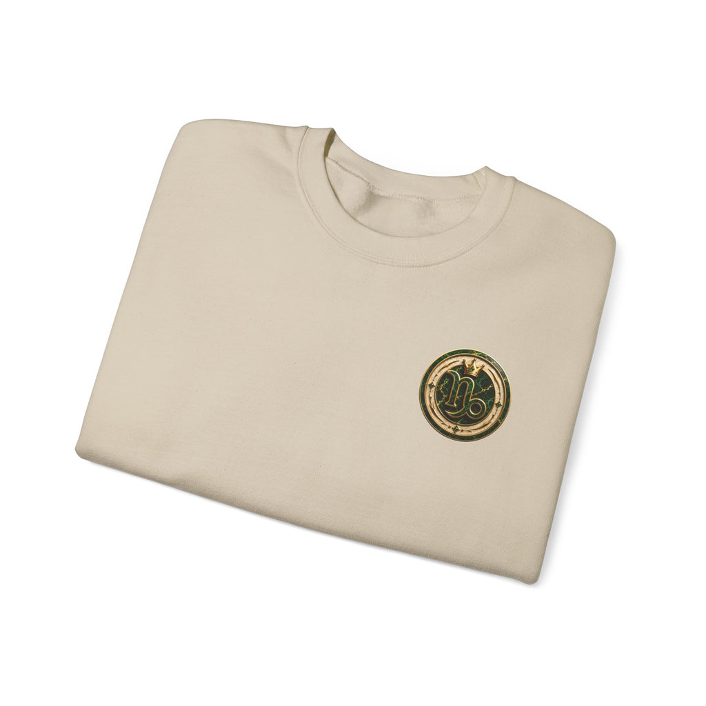 Capricorn Crewneck Sweatshirt — Zodiac Goat Graphic Pullover