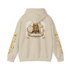 Lion Crest Hoodie – "22:26" Bible Verse Religious Pullover
