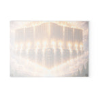 Radiant Floating Temple Glass Cutting Board — Ethereal Kitchen Art