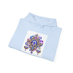 Libra Zodiac Hoodie — Celestial Scales Astrology Graphic Pullover