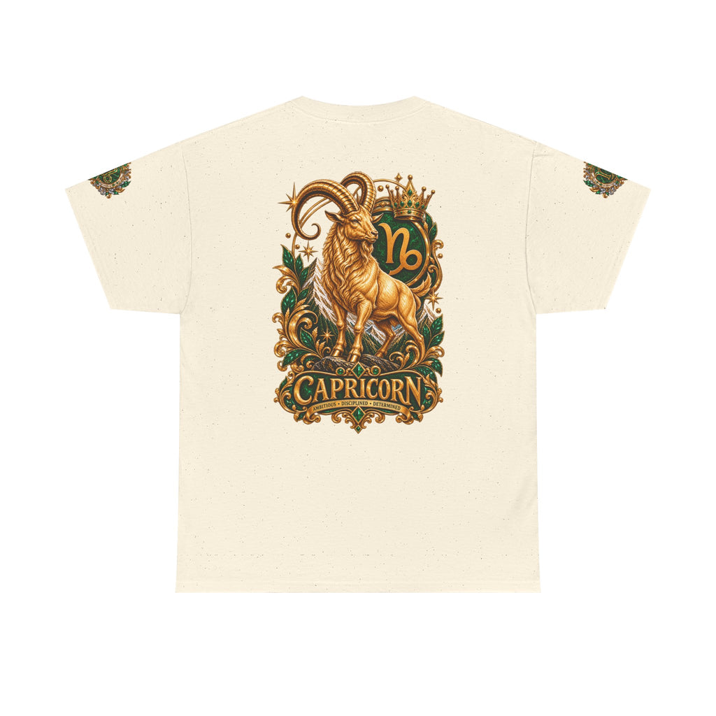 Capricorn Zodiac T-Shirt — Golden Goat Astrology Tee