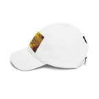 Revelation Chapter 14 Dad Cap — Vintage Gold Lettering Baseball Hat