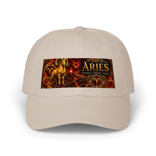 Aries Zodiac Dad Cap — Classic Astrological Ram Baseball Hat