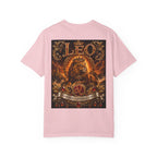 Leo Zodiac Lion T-Shirt — Regal Crowned Lion Astrology Tee