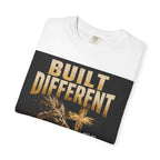 Built Different Christian Lion T-Shirt — "Built Right, Beautiful, Brilliant" Inspirational Faith Tee