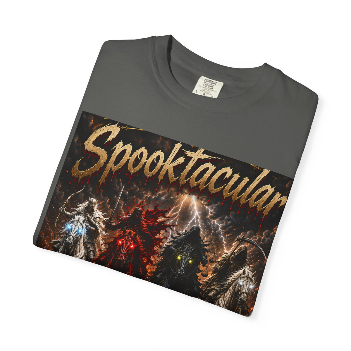T-Shirt — "Spooktacular" & "The Victorious Lamb" Graphic Tee