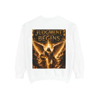 Revelation Chapter 16 Sweatshirt — "Judgment Begins" Apocalyptic Graphic